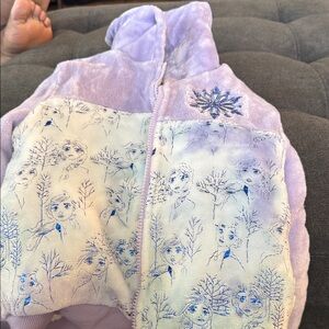 Disney Frozen White Textured Fabric